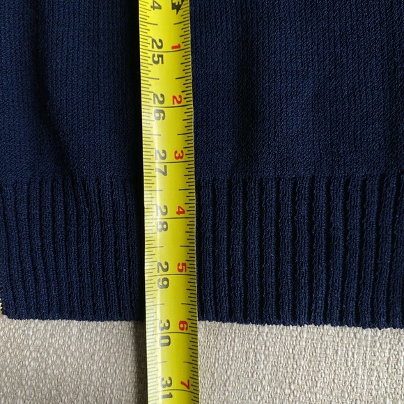 ST. JOHN Jacket Women’s Medium Made in the USA Academia Wool Cardigan Sweater - Picture 14 of 14